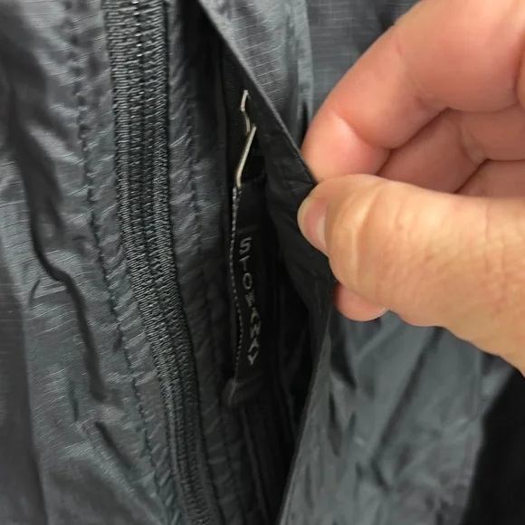 LL Bean Black wind breaker Jacket - Picture 3 of 5